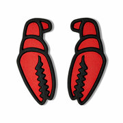 Наклейка на сноуборд CrabGrab mega claw black & red