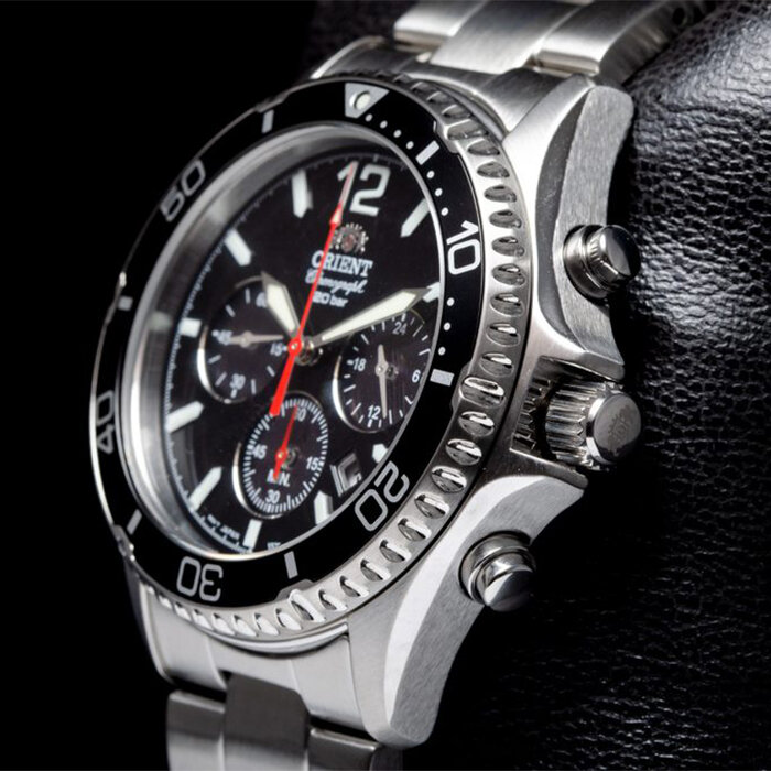 Наручные часы ORIENT, черный/серебристый — фото 1