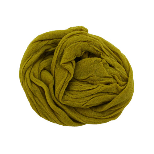 Ткань для рукоделия капрон для кукол и цветов 60-80 см, цвет оливковый — фото 1