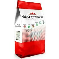 Наполнитель для кошачьего туалета ECO-Premium с ароматом алоэ, древесный комкующийся, 20 л + игрушка.