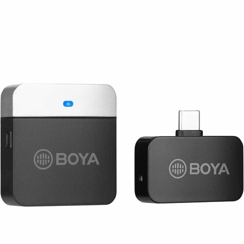 Микрофон Boya BY-M1LV-U, беспроводной, всенаправленный, USB Type-C беспроводная микрофонная система boya by wm6s