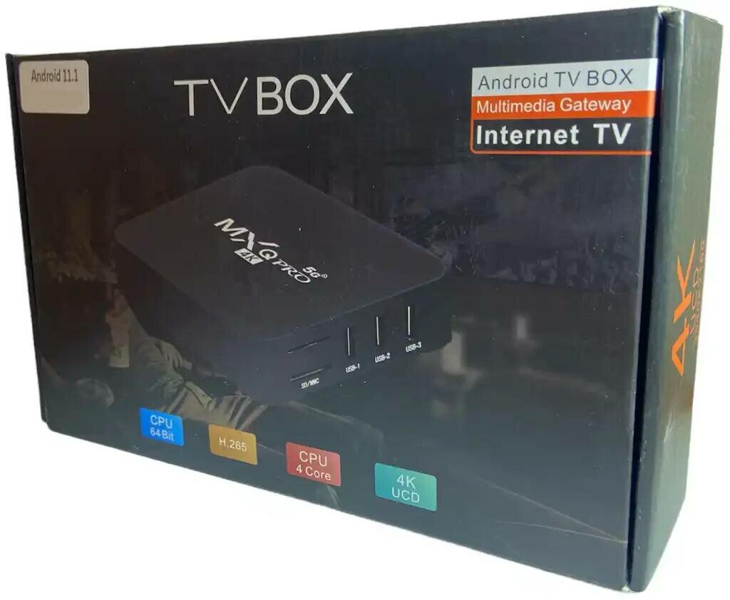 MXQ PRO 4K Smart TV Box 512GB Android 11 тв приставка на android / Без абонентской платы медиаплеер tv box тв бокс