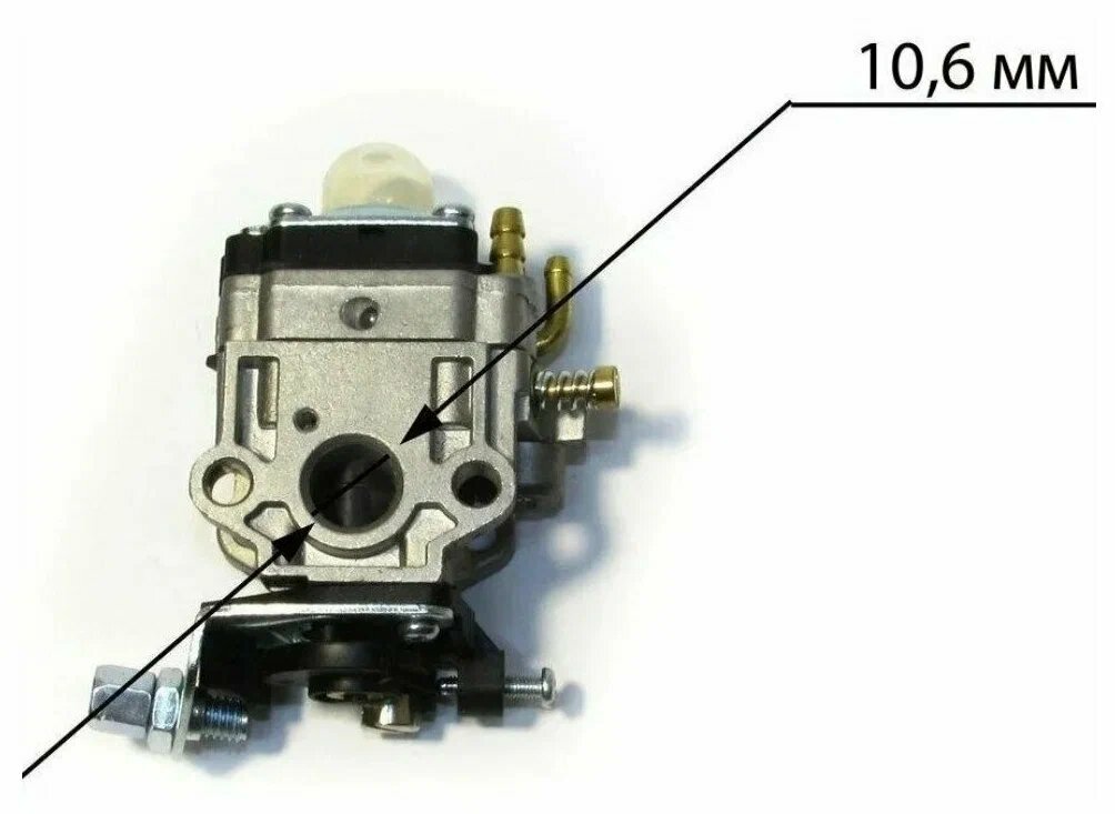 Карбюратор для бензокосы 26 см3/33 см3 (малое окно)
