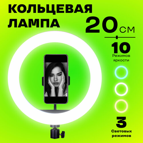 Светодиодная кольцевая лампа LED Filling Lamp M-20 20 см без штатива 67900₽