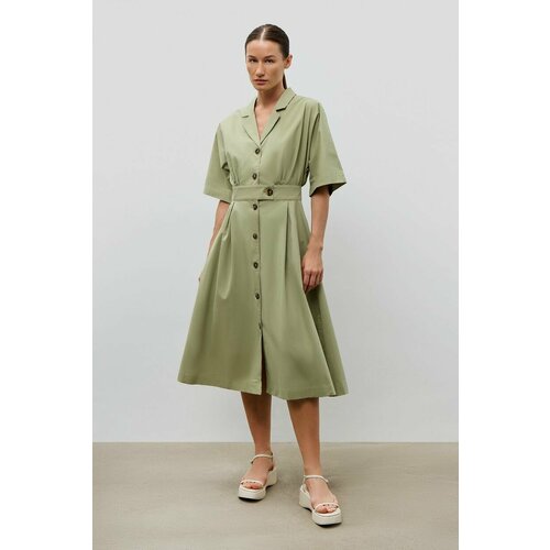 фото Платье baon, размер 50, зеленый