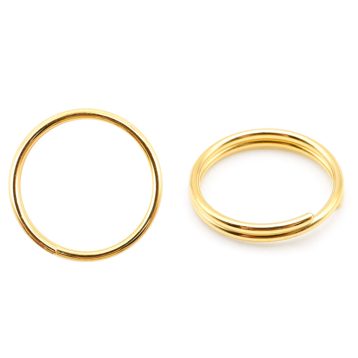 Кольцо соединительное двойное Astra&Craft, 10 мм, 4AR257/258 (яркое золото), 50 шт