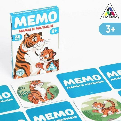 развивающая игра мемо мамы и малыши 3 Развивающая игра Мемо. Мамы и малыши, 3+