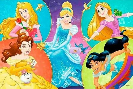 Пазлы 100 дет. Познакомьтесь с милыми принцессами (Disney) 16419, (KZWP Trefl-Krakow)