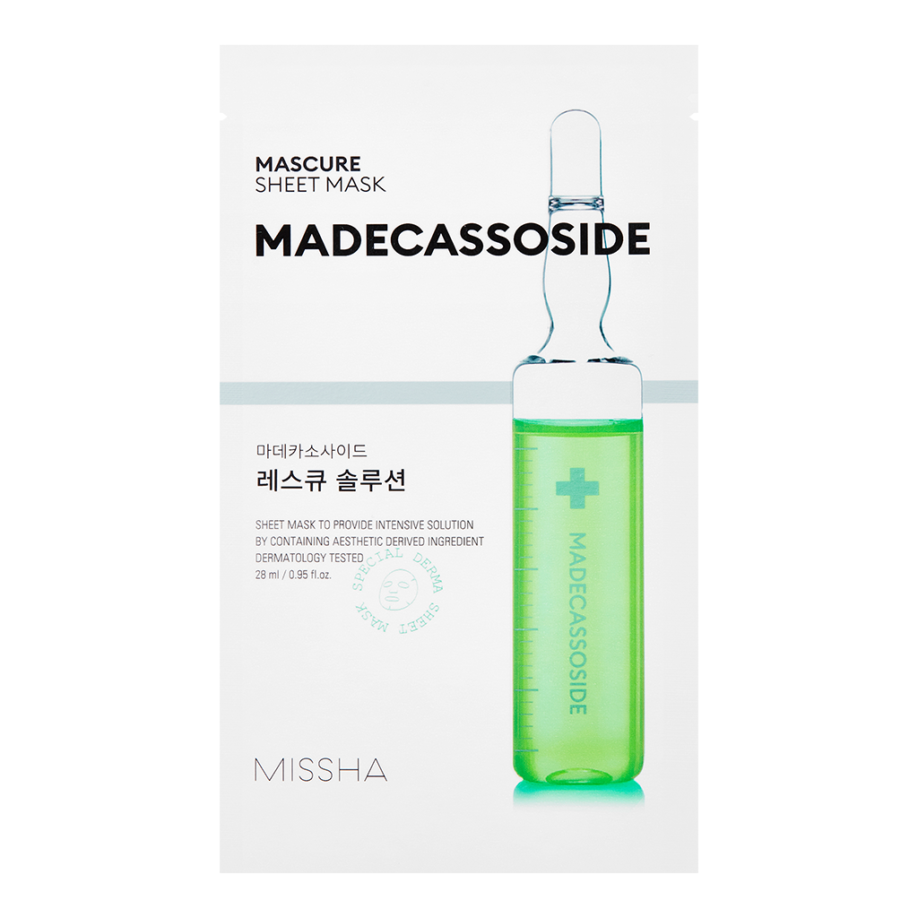 MISSHA Mascure Маска SOS с мадекассосидом для восстановления ослабленной кожи 27 мл 1 шт