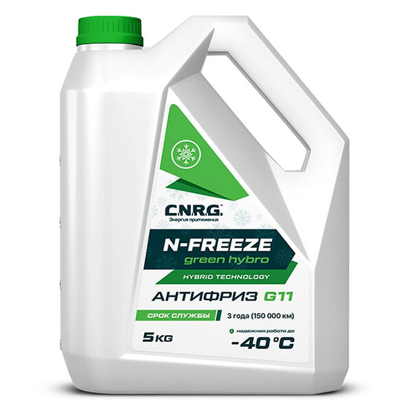 Антифриз C.N.R.G. N-Freeze Green Hybro G11 5л