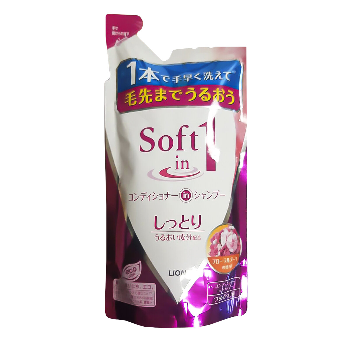 Шампунь-кондиционер Lion 2 в 1 Soft in 1, 380 мл - фото №1