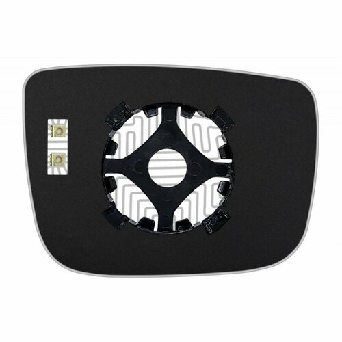 Зеркальный элемент левый с обогревом для Vovlo XC60 I(1) поколение и его рестайлинг 2008 2009 2010 2011 2012 2013 2014 2015 2016 2017 года выпуска.