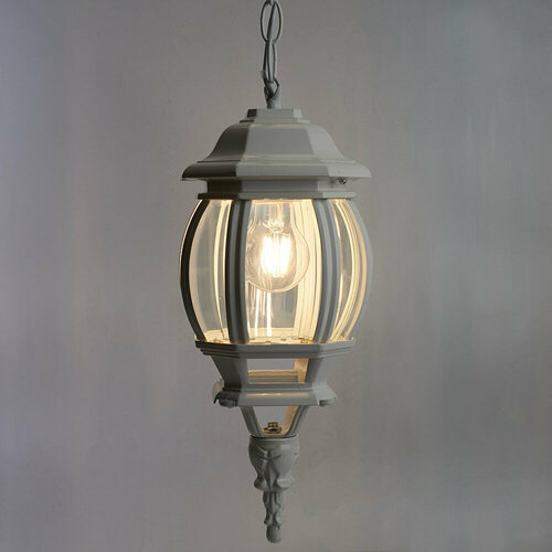 Светильник уличный подвесной Прага 1х100 Вт Е27 белый 4431₽