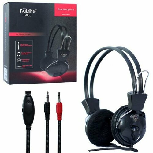 Гарнитура проводная наушники полноразмерные KUBITE T-808 105000₽