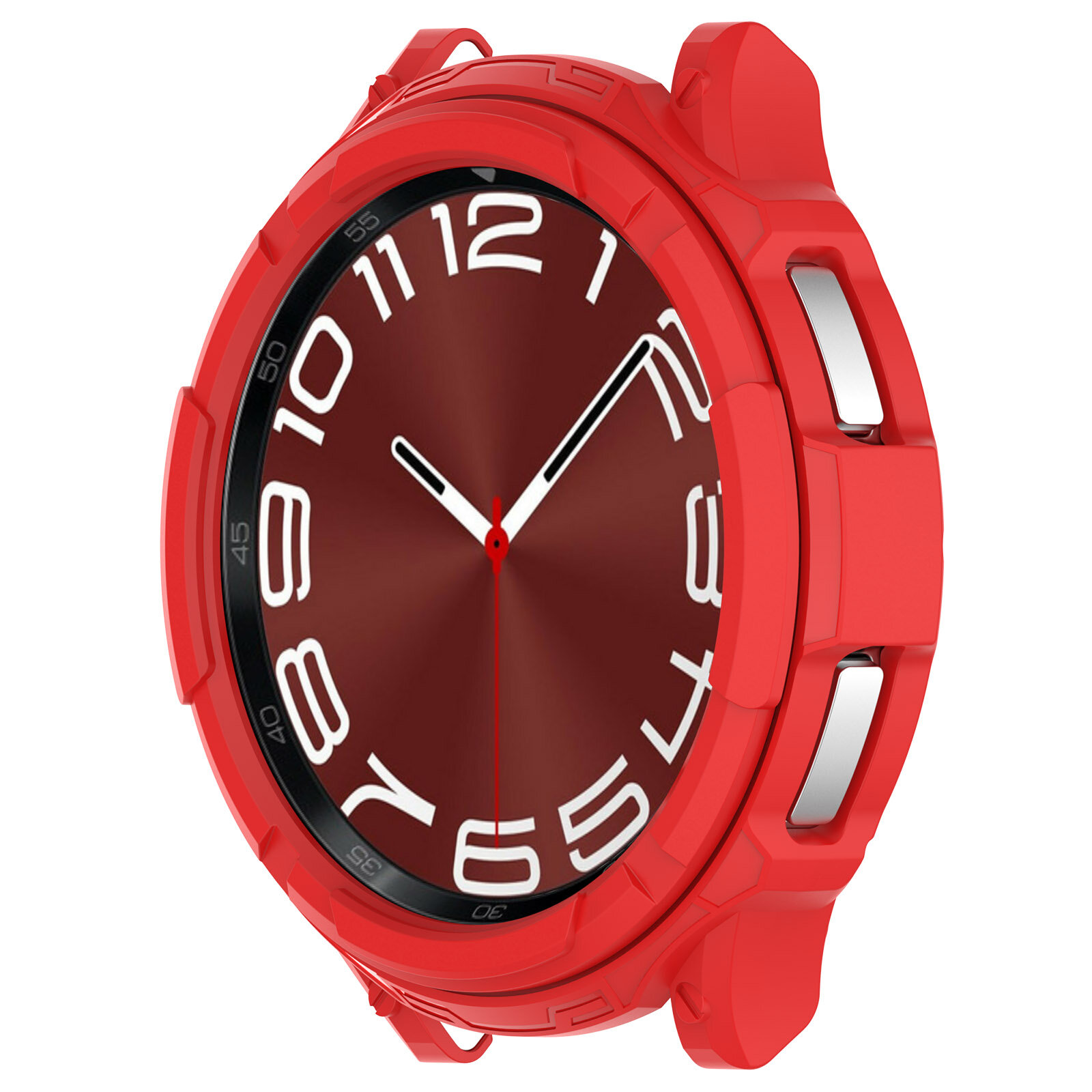 Мягкий защитный чехол 3D для Samsung Galaxy Watch 6 Classic, 43 мм, красный