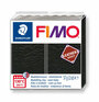 Полимерная глина FIMO Leather-Effect с эффектом кожи чёрный (8010-909), 57 г