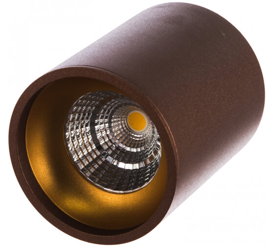 Светильник Gauss LED накладной HD001 12W (кофе золото) 3000K 79x100мм