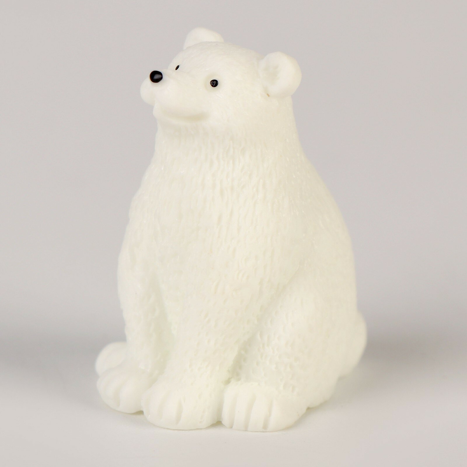 Миниатюра кукольная «Белый медведь», набор 3 шт, размер 1 шт. — 2 × 2 × 3 см