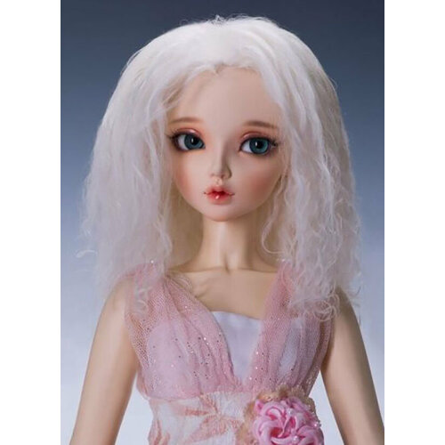 Fairyland FPW-09 White Mohair Wig for FeePle (Белый Парик размер 18-20,5 см для кукол МиниФи Фейриленд)