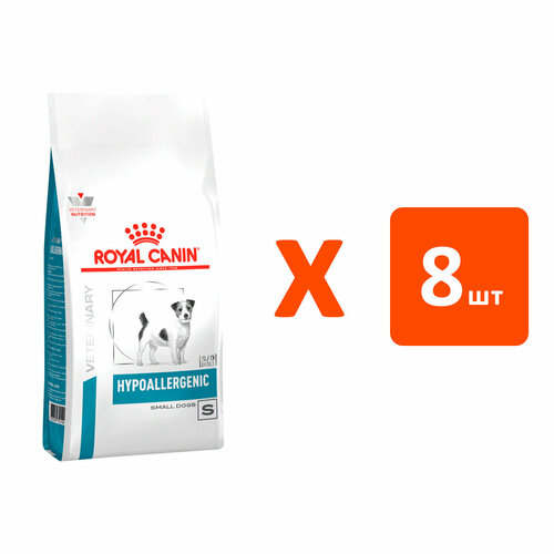 влажный корм для собак royal canin hypoallergenic при аллергии 1 уп х 12 шт х 400 г ROYAL CANIN HYPOALLERGENIC SMALL DOG S для взрослых собак маленьких пород при пищевой аллергии (1 кг х 8 шт)