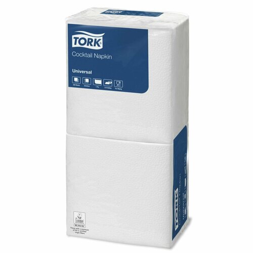 Салфетки BIG PACK Tork 509517 (24х24см белые), 1cл 500шт/уп