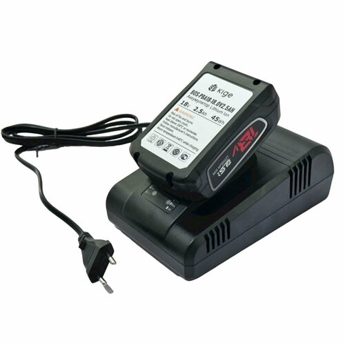Аккумулятор и зарядное устройство для Bosch PBA 18V 2.5Ah Li-Ion, Kige