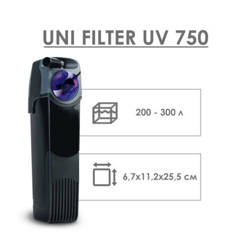 Внутренний фильтр AQUAEL UNIFILTER 750 UV Power, 750 л/ч (200-300л) - фото №20