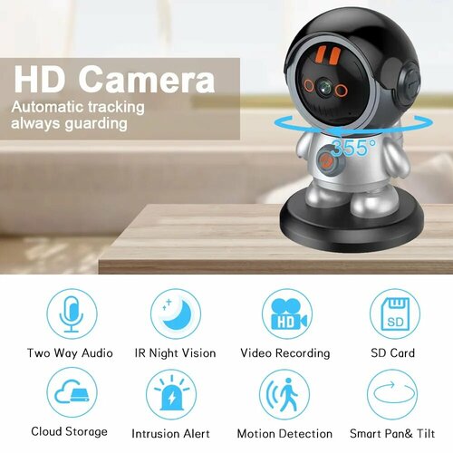 ICam365 Беспроводная камера видеонаблюдения с AI-автоматическим отслеживанием 559000₽
