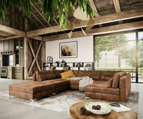 Изображение товара Диван модульный Harizma-Mebel "Герцог мод2", раскладной, антивандальная ткань, 300x180x90 см