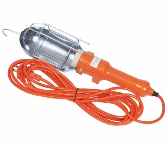 Переносная лампа ремонтная 220В 5м Автодело 13704