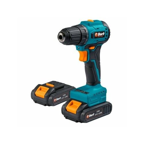 BORT Дрель-шуруповерт Bort BAB-21-BLK 2X15AH -шуруповерт аккумуляторная 93413526 21 В 15 Ач Li-lon 2 Акб 766000₽