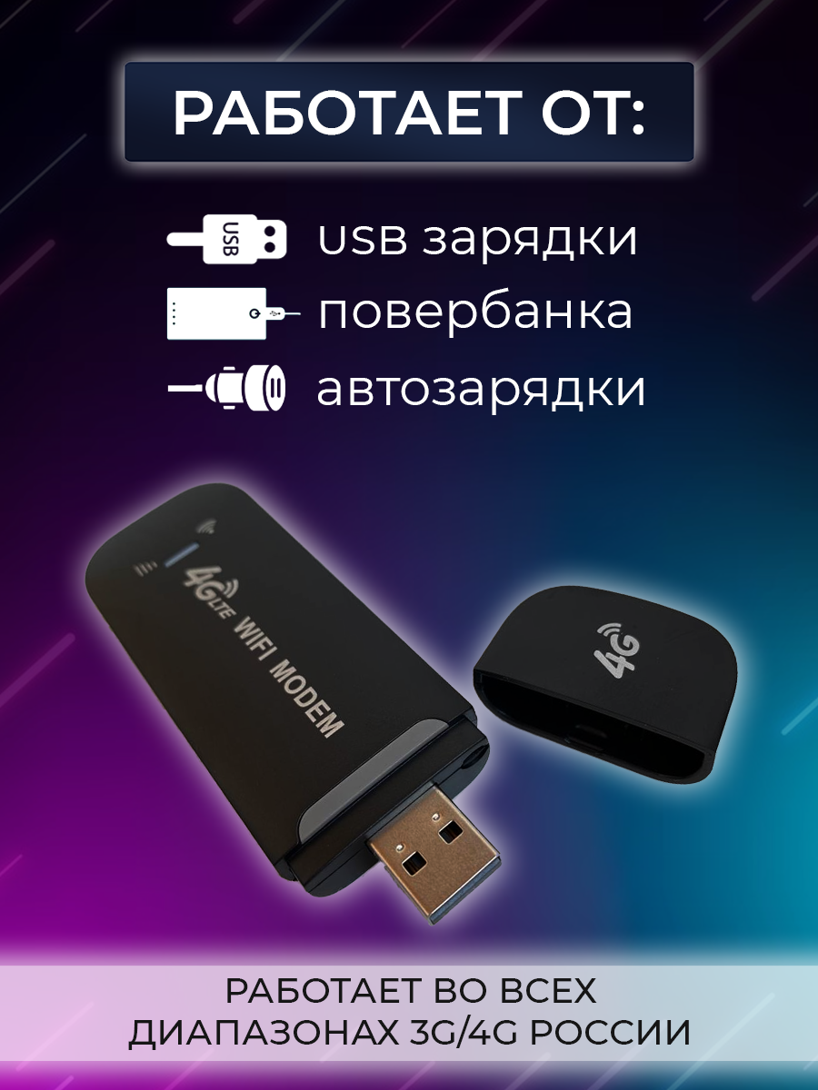 Беспроводной модем 3G 4G LTE usb + WI-FI white роутер Любой оператор 4G Pro Series X точка доступа