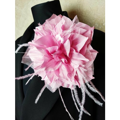 Брошь, розовый