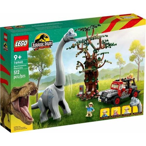 конструктор lego jurassic world 76960 встреча с брахиозавром LEGO 76960 Встреча с Брахиозавром