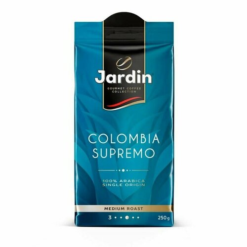 Кофе Jardin Columbia Supremo молотый,250г (обжарка 3)