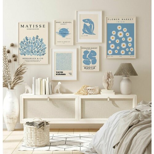 Набор интерьерных постеров 6 шт.