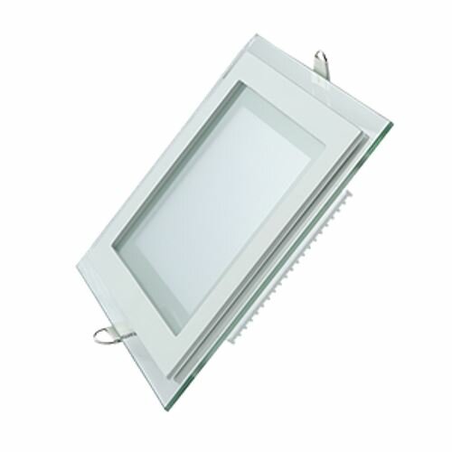 Gauss Светильник Glass кв 12W 900lm 3000K 220-240V IP20 монт 118х118 160*160*30 с дек стек LED (арт. 948111112)