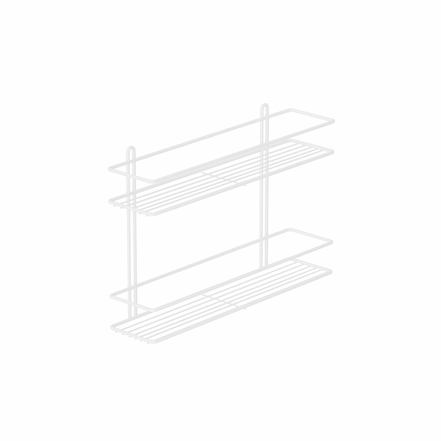 фото P126574 Полка прямая 2 яруса черный