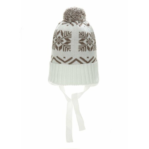 фото Шапка дмитровский трикотаж, размер 48/50, белый