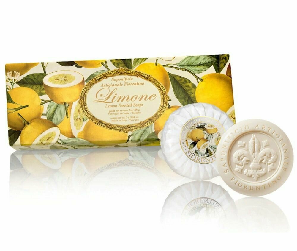 SAF Набор мыла Лимон / Limone, 3*100 г