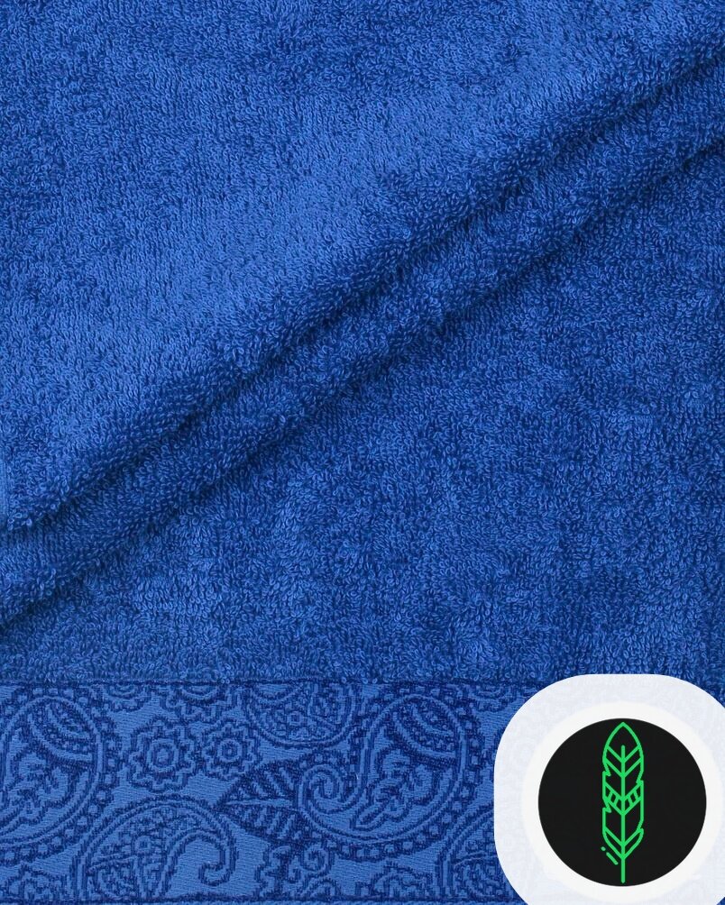 Полотенце для рук/кухонное "30x60" махровое синее