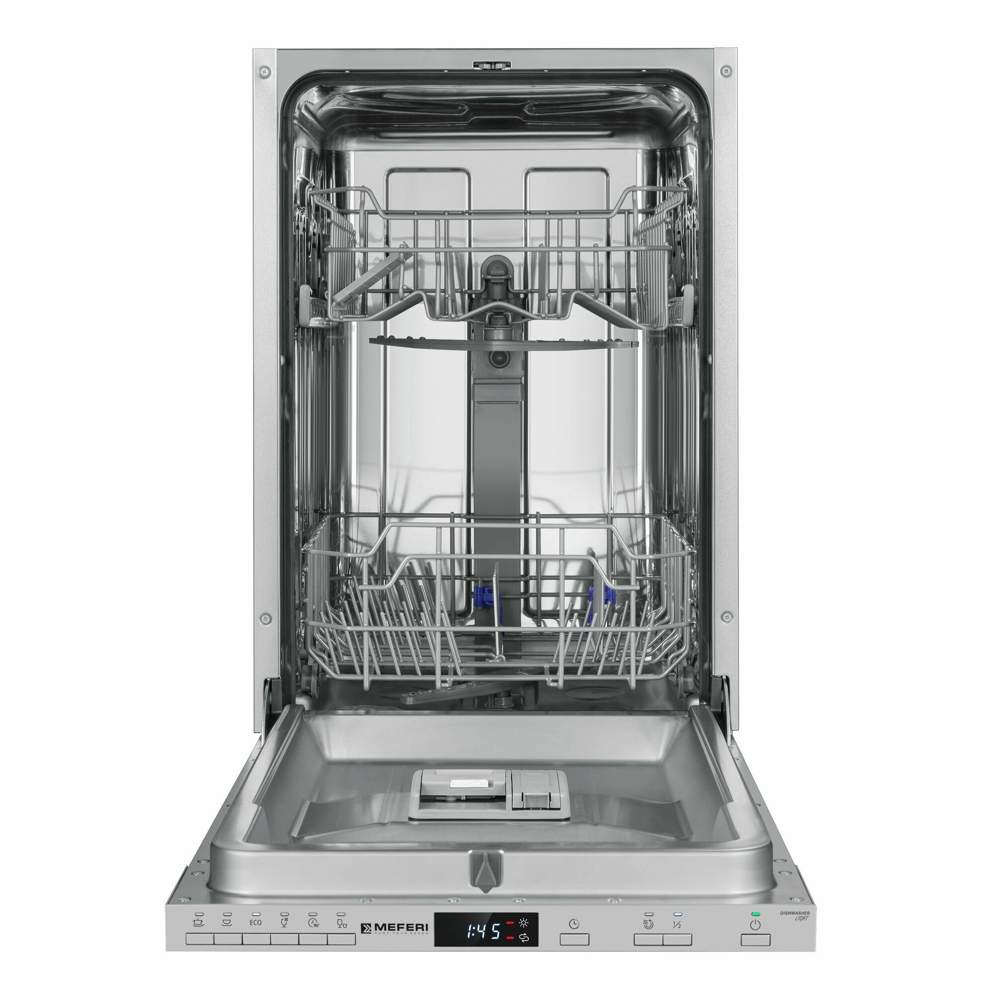 Посудомоечная машина встраиваемая MEFERI MDW4562 LIGHT, 45 см - фотография № 10