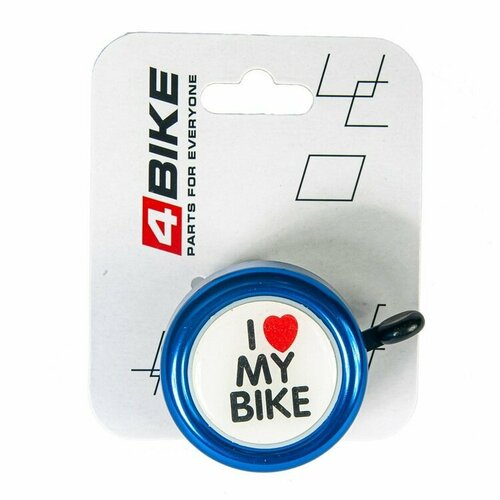 Звонок 4Bike BB3202 54 mm голубой