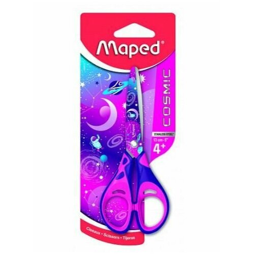 Maped Ножницы канцелярские Cosmic Kids, 130 мм