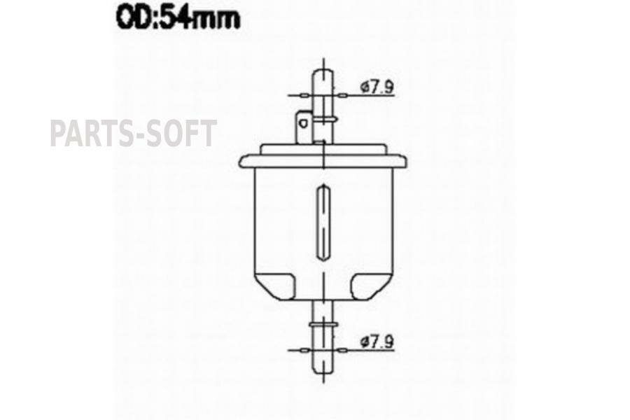 AZUMI FSP11208 Фильтр топливный HYUNDAI ACCENT 1.5 2000 - 2005