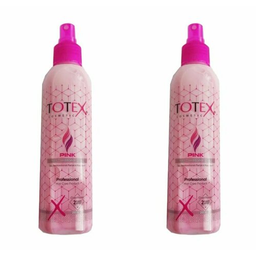 TOTEX Спрей-кондиционер для волос Розовый, 200 мл, 2 штуки