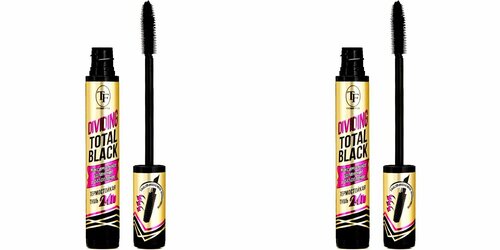 TF cosmetics Тушь Dividing Total Black СТМ30 черная 10 мл, 2 шт.