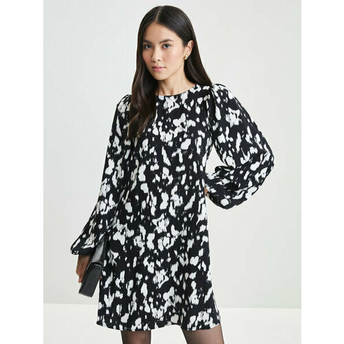 фото Платье zarina, размер xs (ru 42)/170, черный