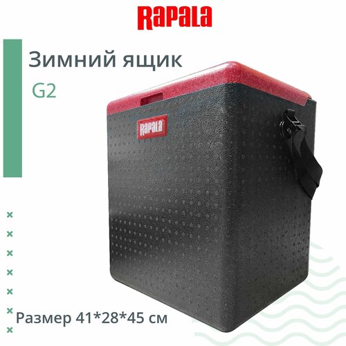 фото Зимний ящик rapala g2 из пенополистирола, 41*28*45 см, черный