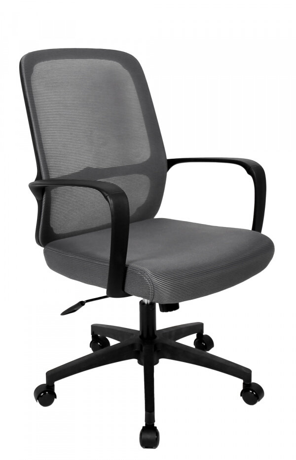 Кресло оператора Everprof Bamboo офисное, обивка: сетка/текстиль, цвет: серый
